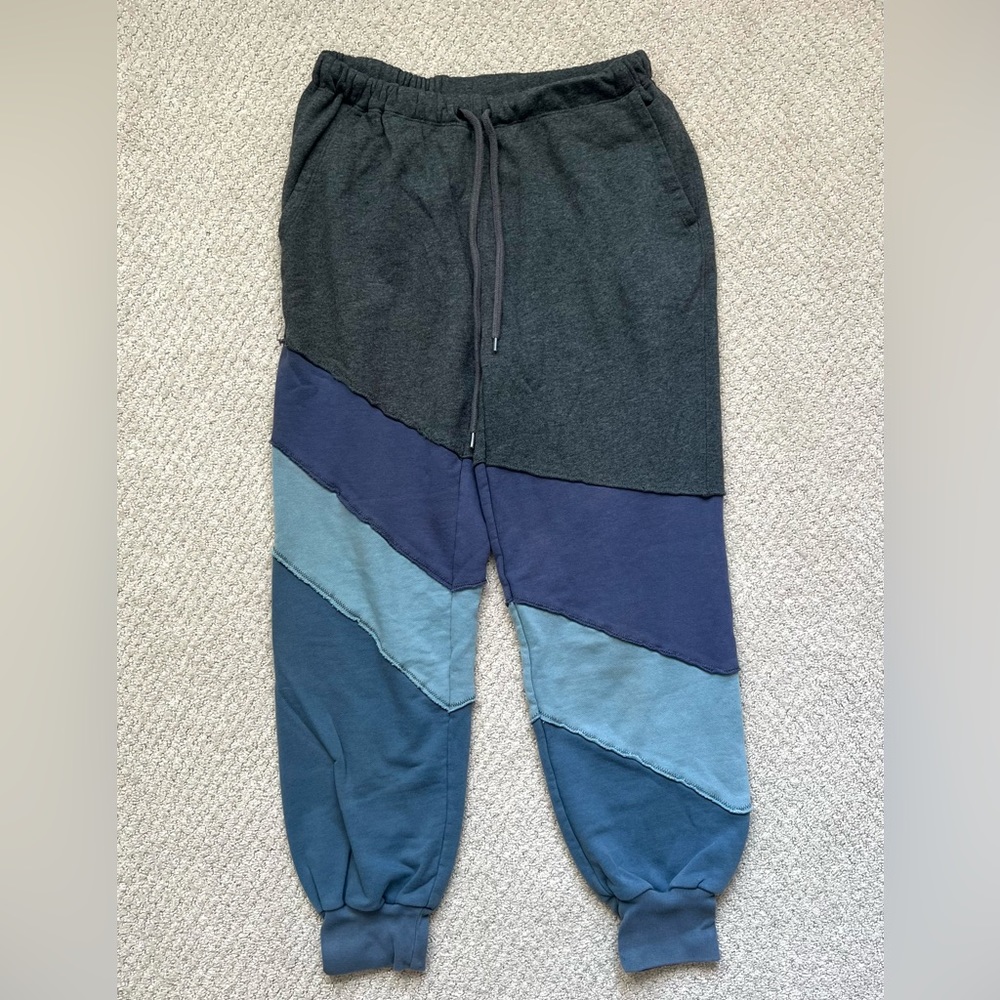 Free People Patchwork Sweatpants - image 1